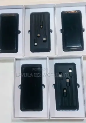 Sleek Screen Power Bank With Box