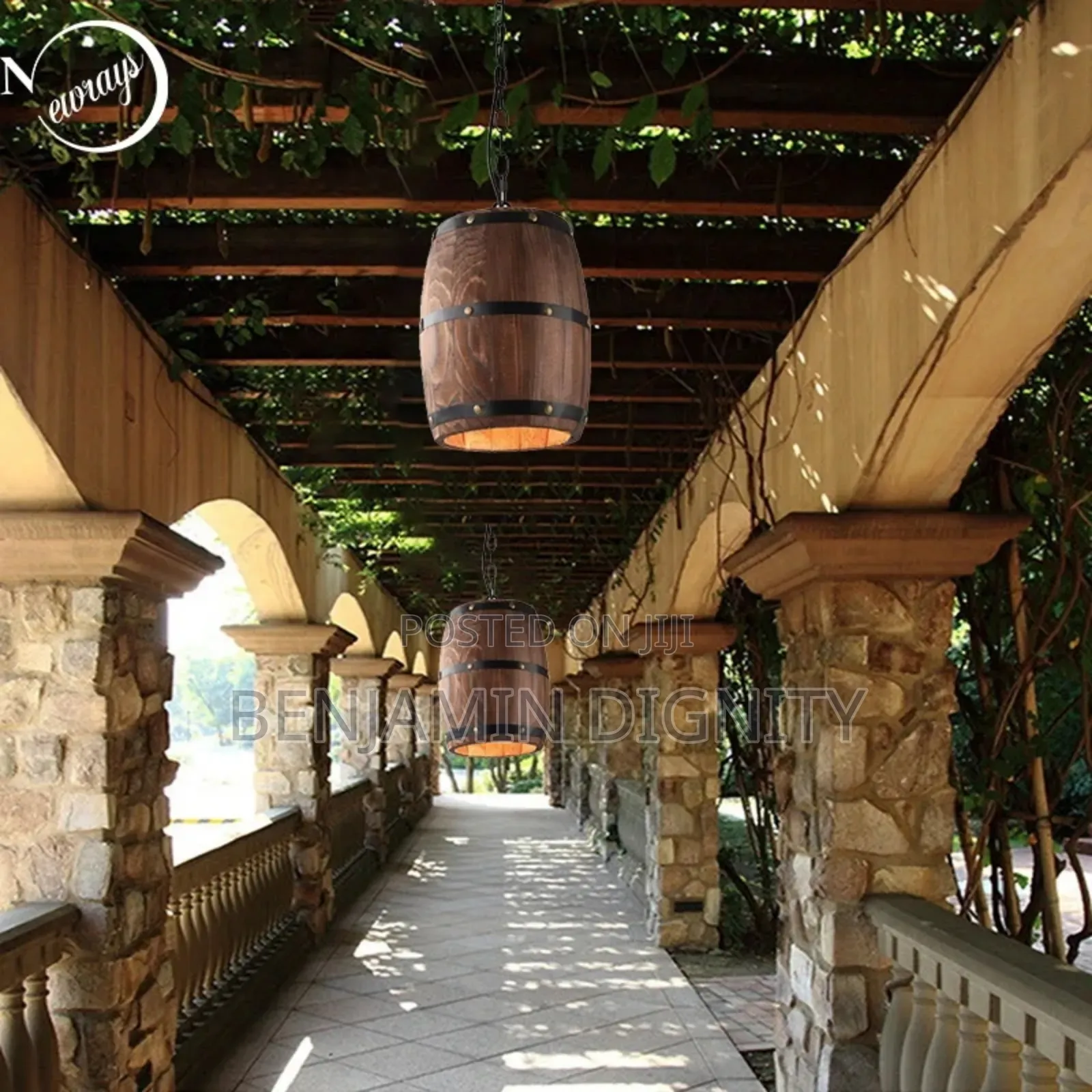 Retro Barrel Chandelier