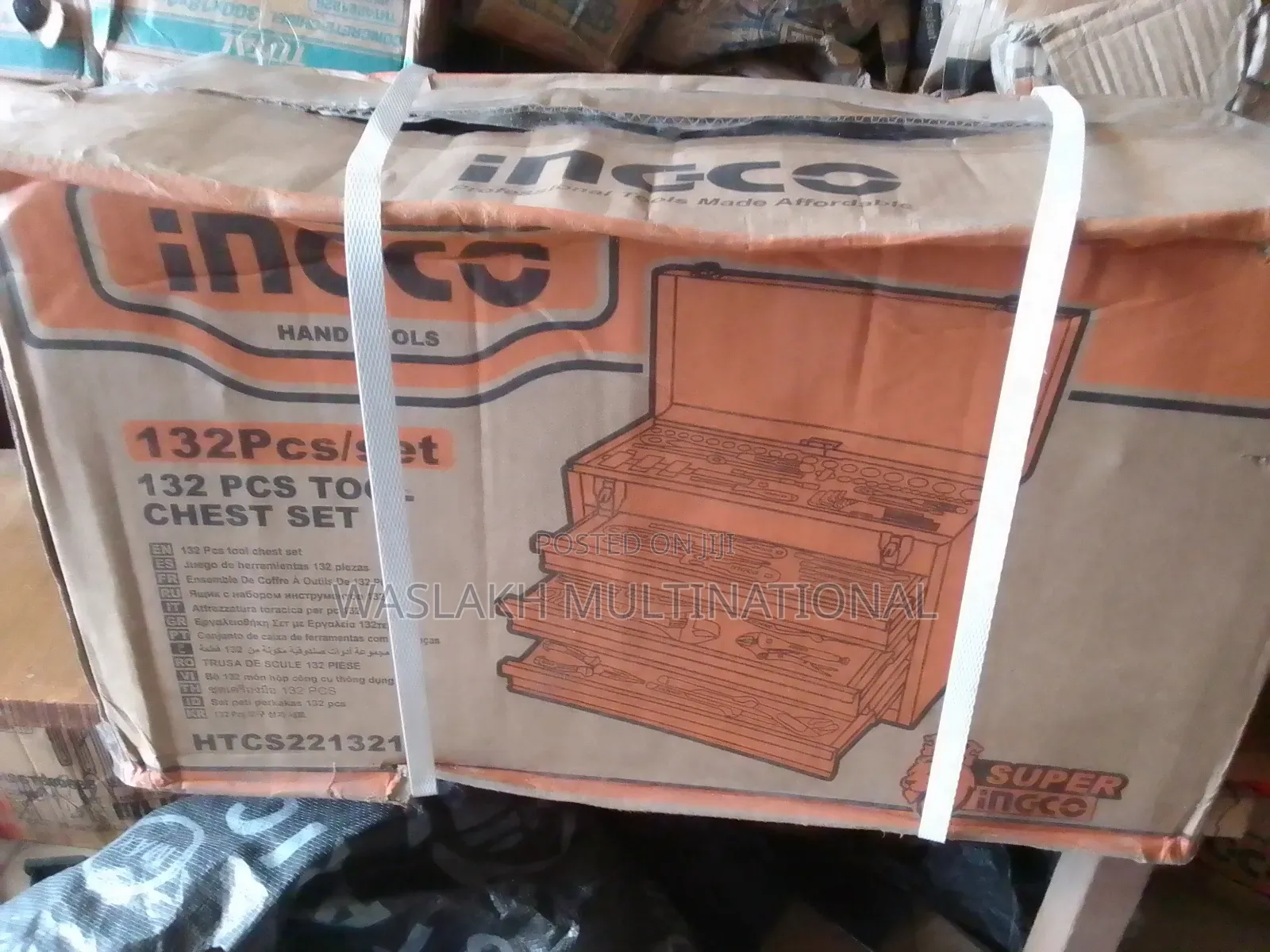 132pcs Tools Chest Set Ingco