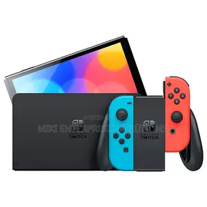 Nintendo Switch Console (OLED Model) - Neon Blue/Neon Red
