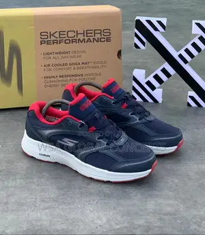 Skechers Go Run Consistent Navy/Red Sneakers