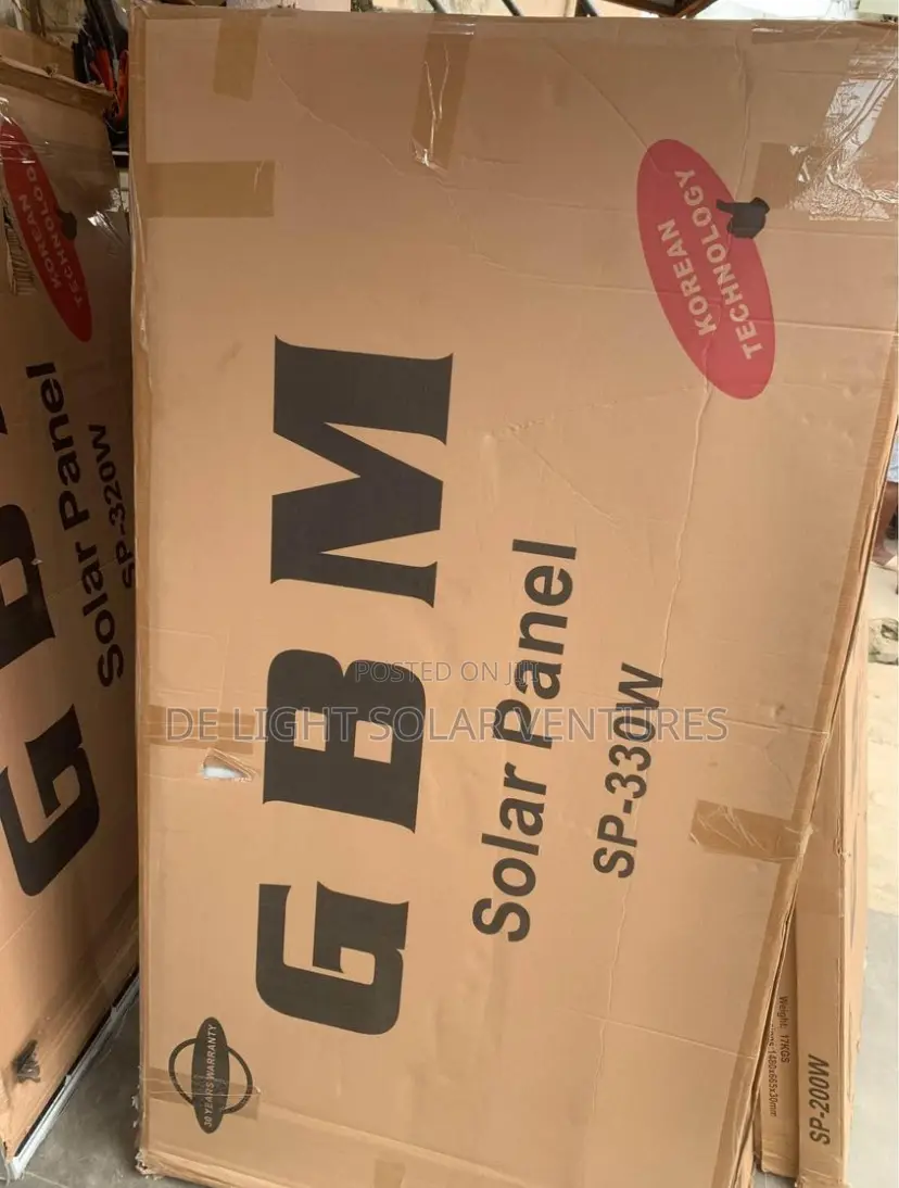 330watts GBM Solar Panel 60cells New Available