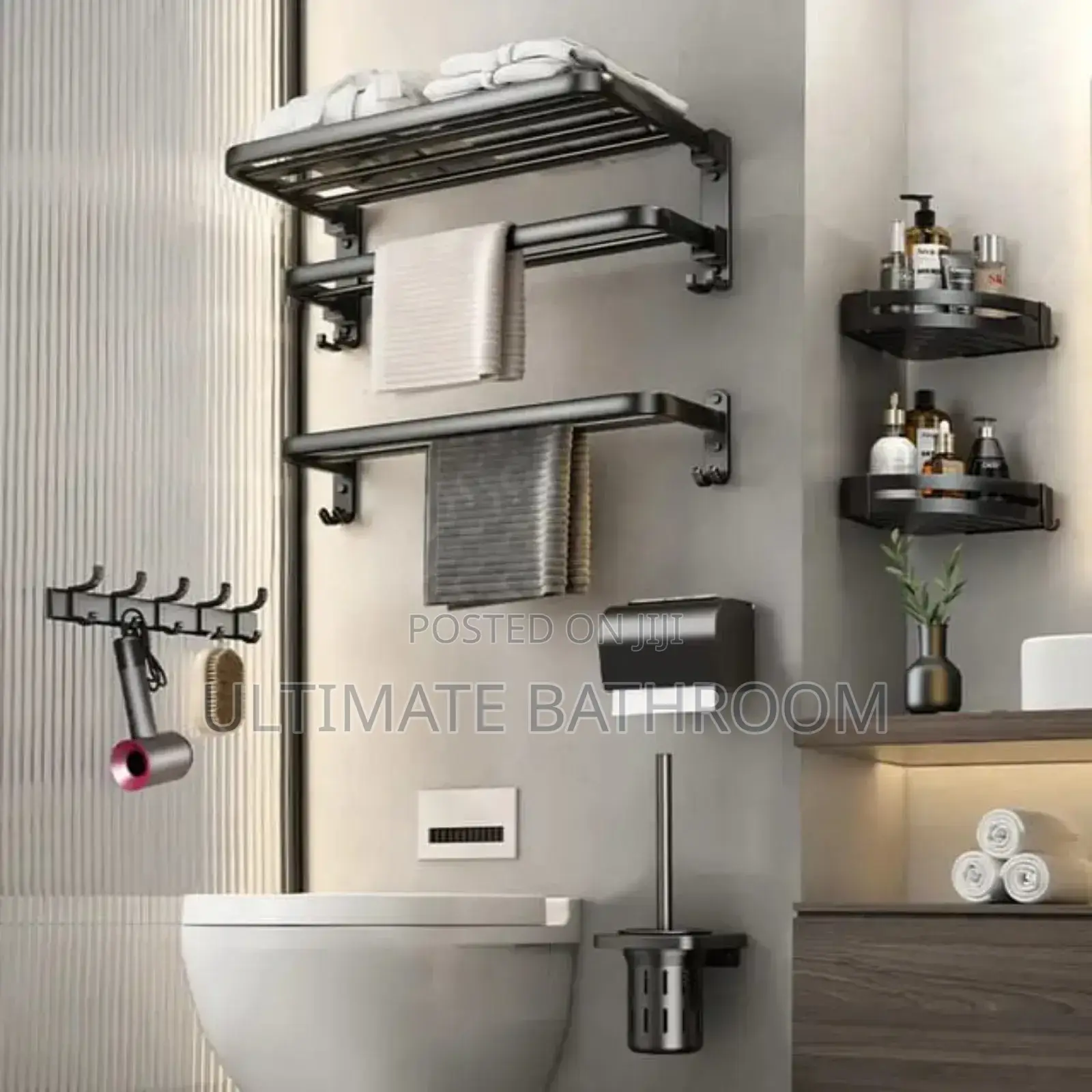 Black Bath Accessories