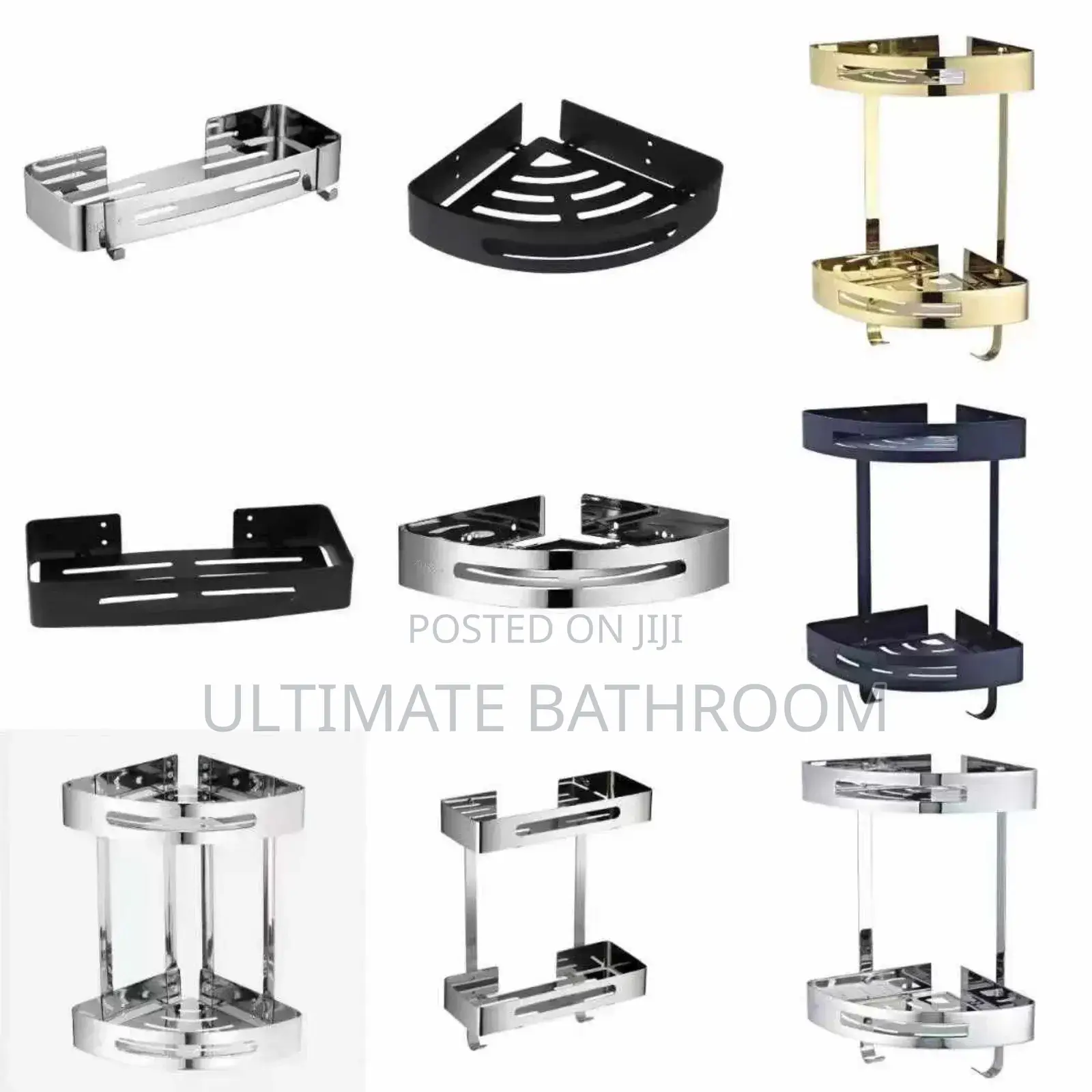 Storage/Bath Shelves Corner/Straight
