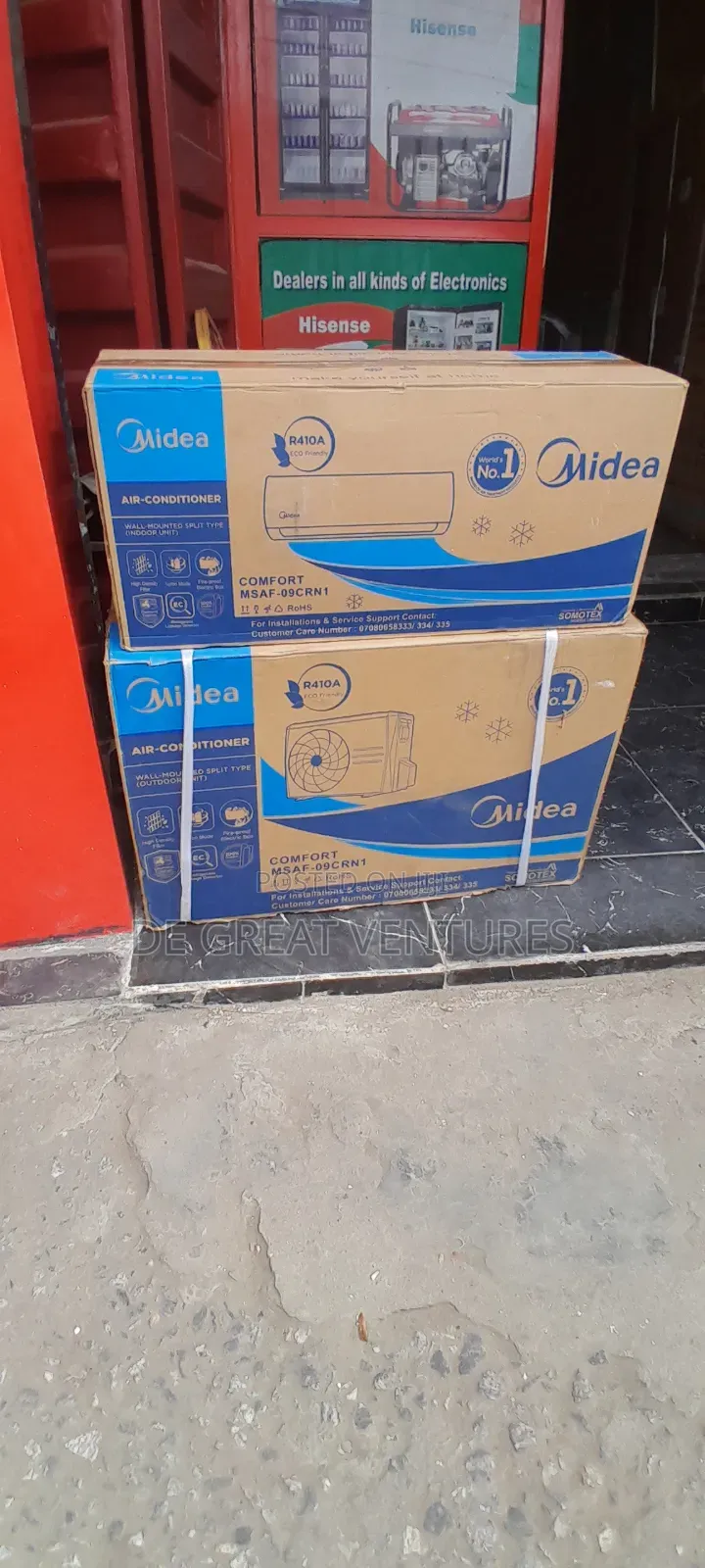 Brand New Middea 1hp Split Unit Air Conditioner>>100% Copper
