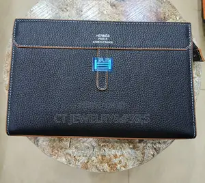 Hermes Paris Leather Men's Armpit Purse (Premium)
