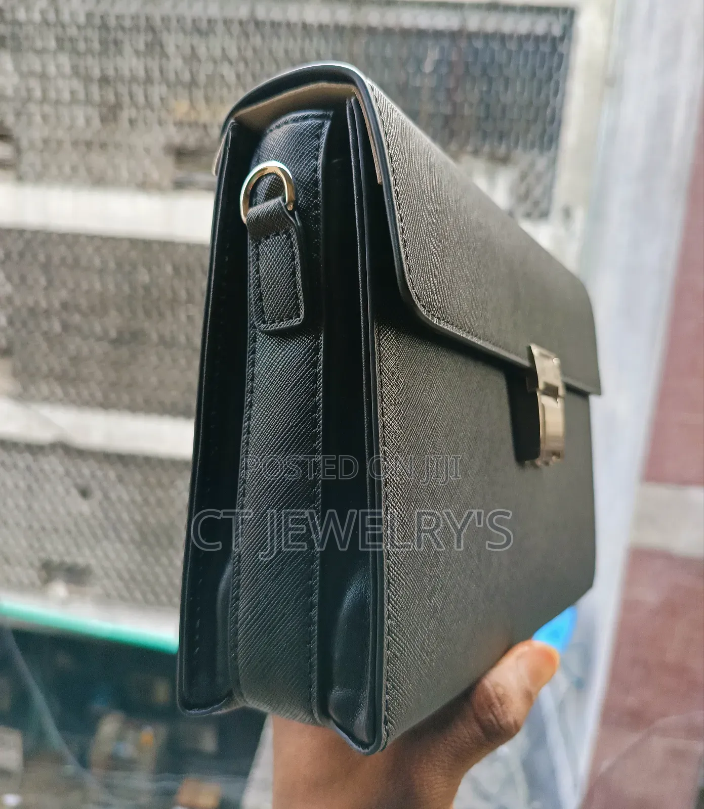 Original Leather Armpit Purse for Men's (MONT BLANC) Premium