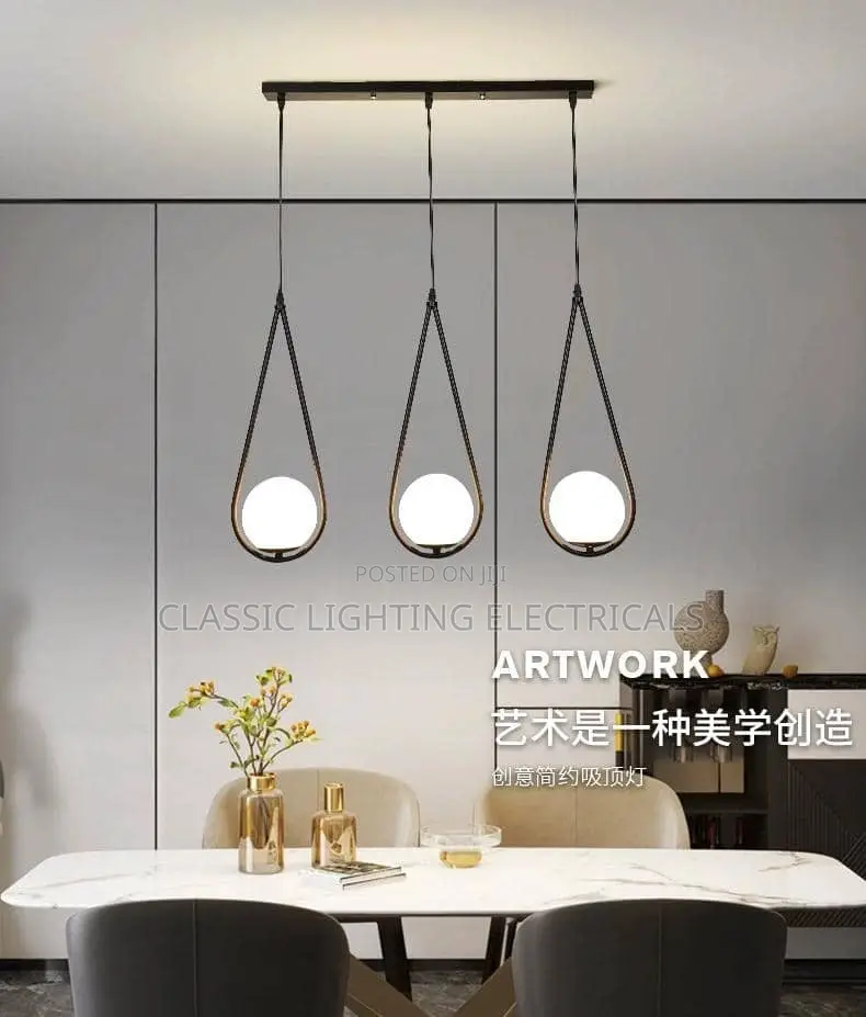 Modern Glass Ball Pendant Lights Nordic Industrial Hanglamp