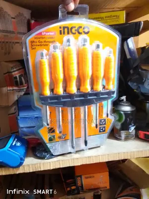 Go Through Screw Driver Set 6pcs