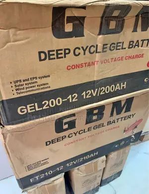 GBM Deep Cycle Gel Battery 200ah 12v