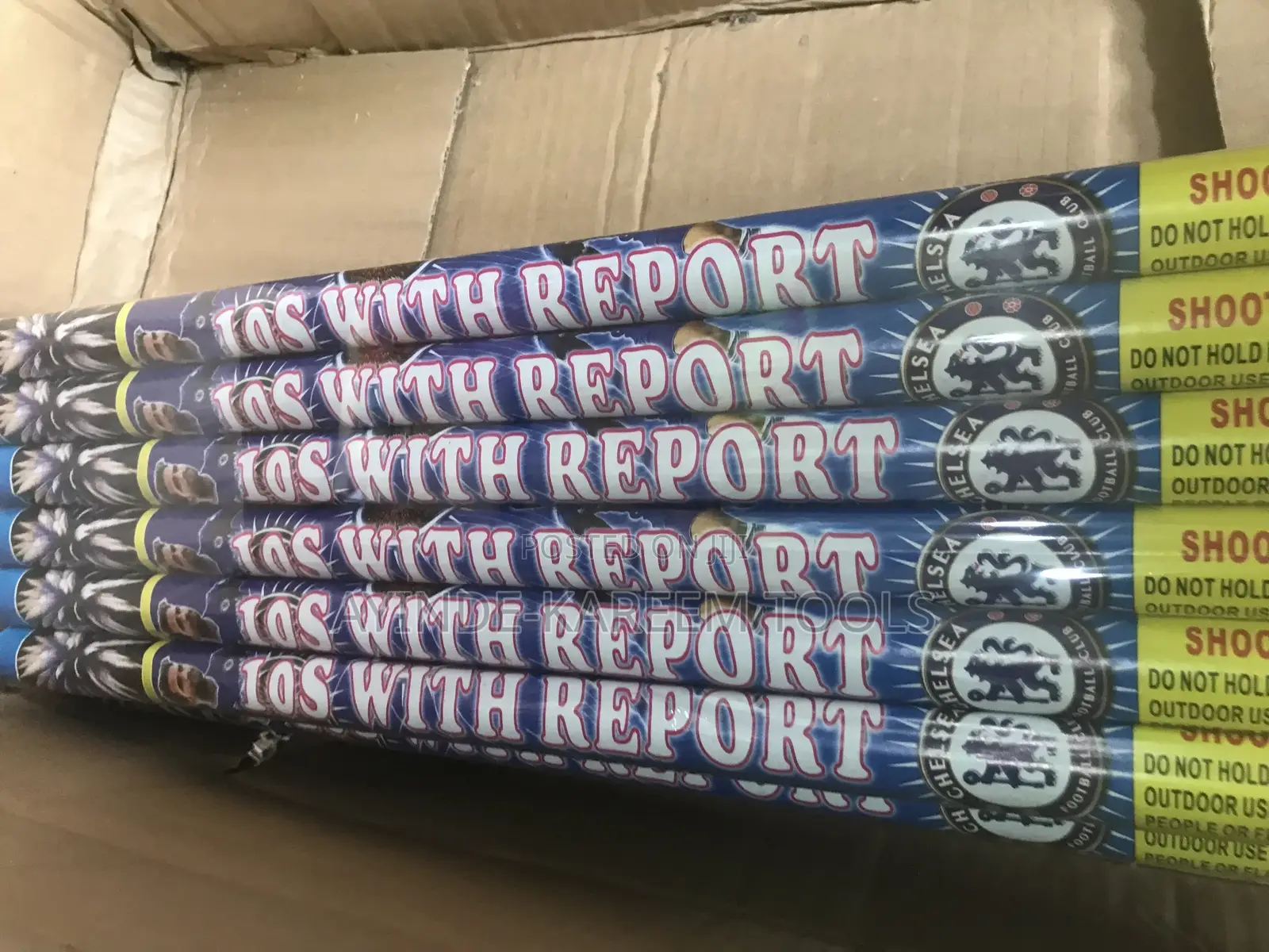 6(Sticks)10 Shot With Report Firework Knockout Banger