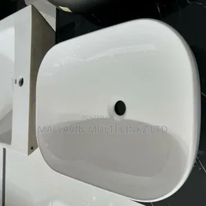 Bathroom Sink White Ceramic Countertop Basin