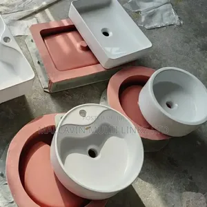 White Countertop Basin Bathroom Sinks