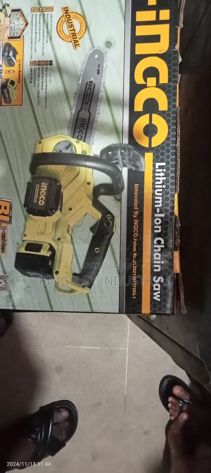 Lithium Ion Chainsaw