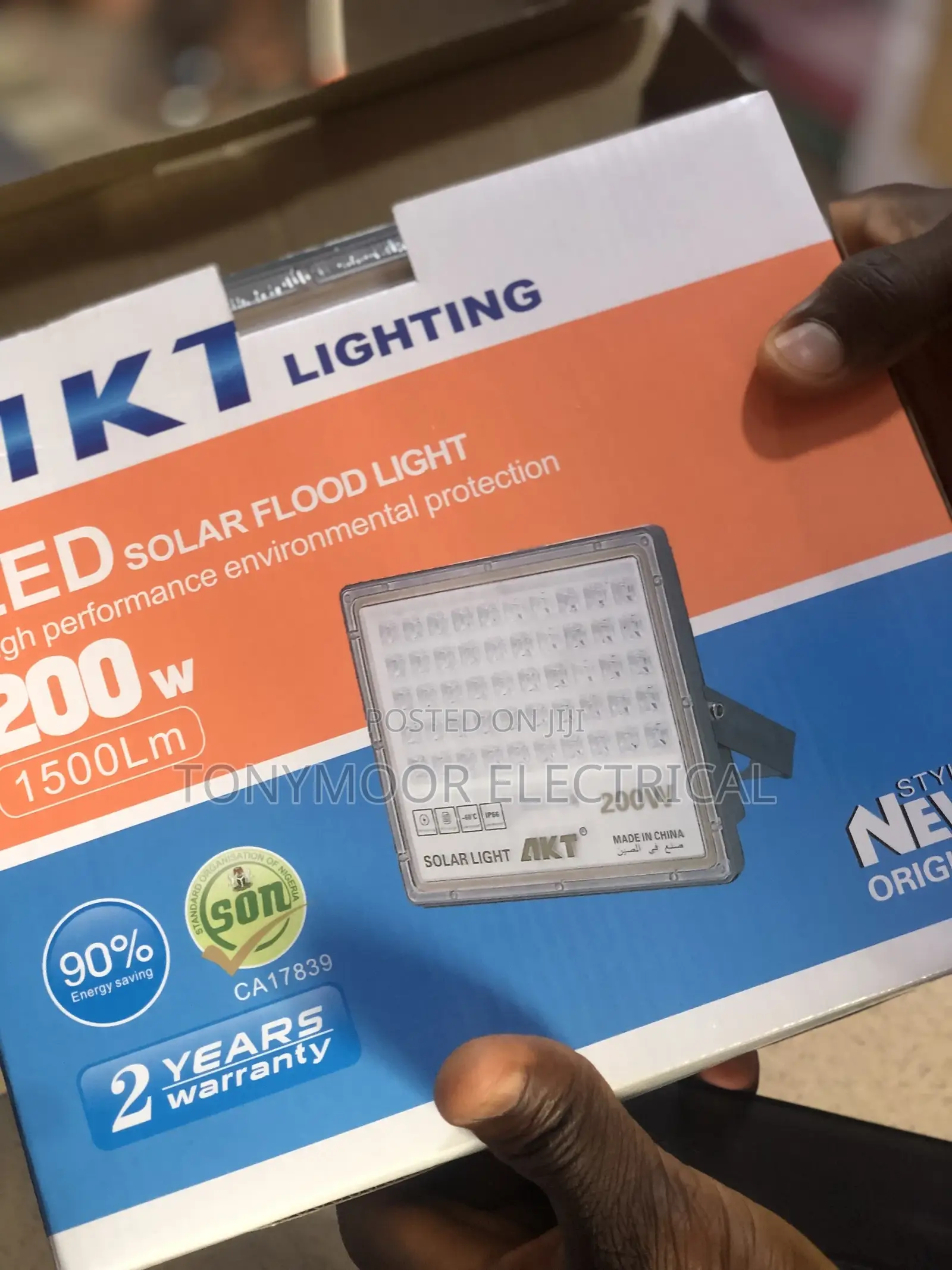 Akt Separate Solar Panel Flood Light