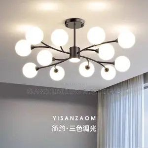 Nordic Glass Ball Led Pendant Lights for Bedroom Light