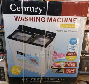 Century 10.2kg Twin Tub Washing Machine With Spin Dryer