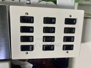 White Body 12 Gang Switch