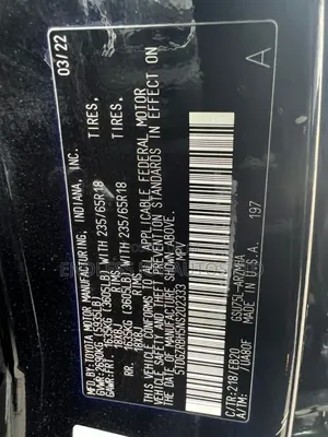 Toyota Highlander XLE 2022 Black