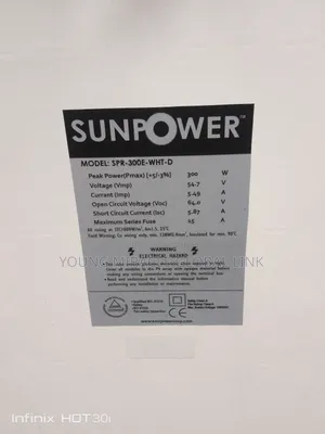 300watts Sunpower Solar Panel Mono