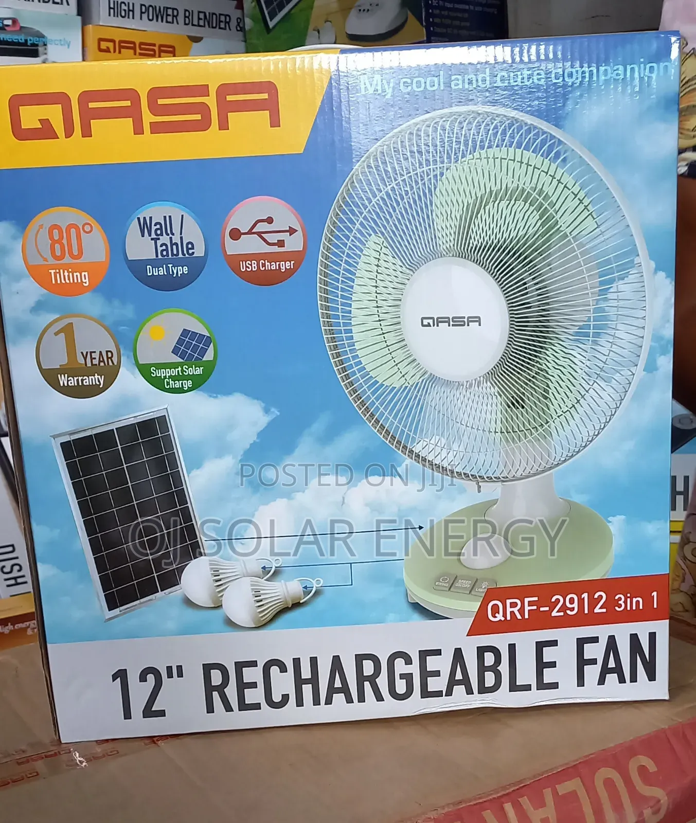 Qasa Table Fan