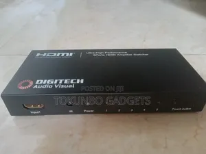 5 Port Digitech Soft Touch Hdmi Amplifier Switch