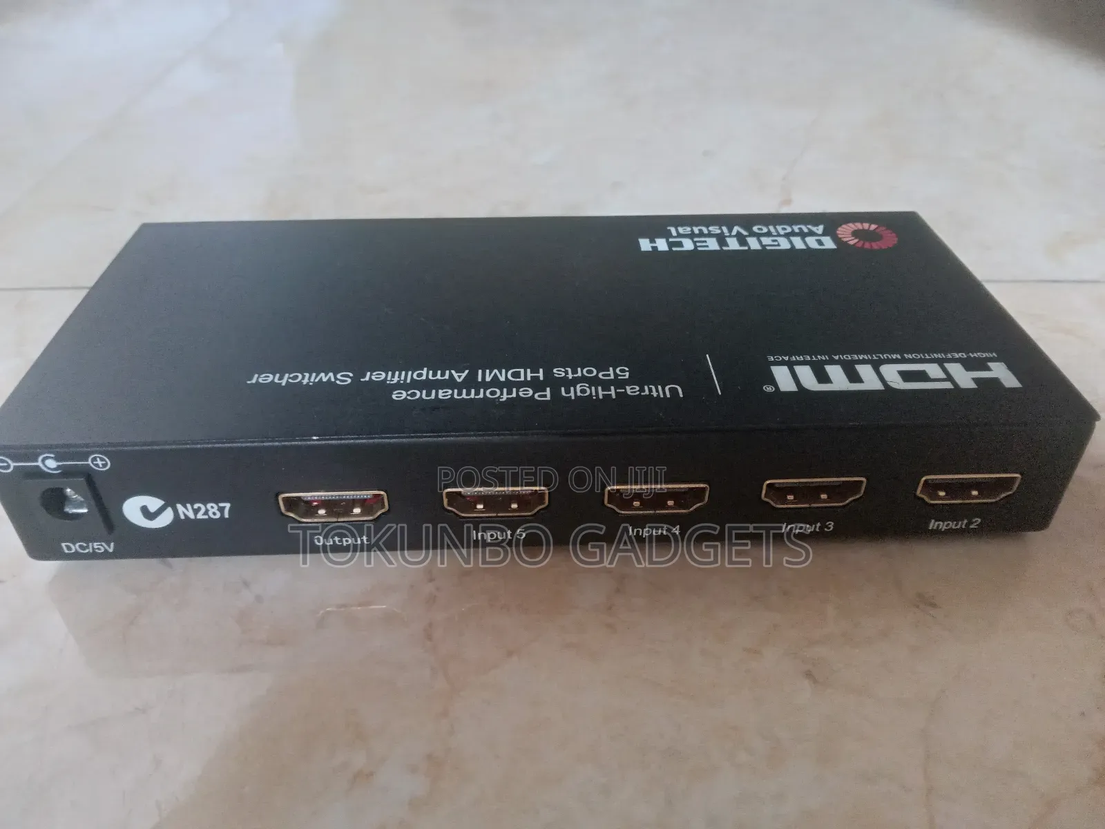 5 Port Digitech Soft Touch Hdmi Amplifier Switch