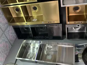 Double Bowl With Tray Sink