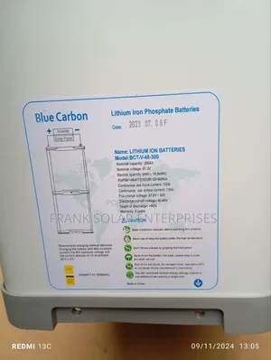 15kwh/51.2v Blue Carbon Lithium Iron Battery