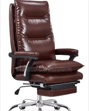 Higher Quality Footrest Pure Leather Boss Office Chair