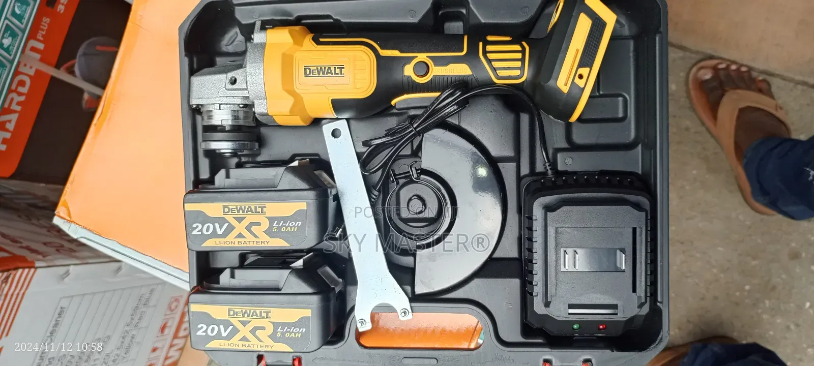 Dewalt Cordless Angle Grinder