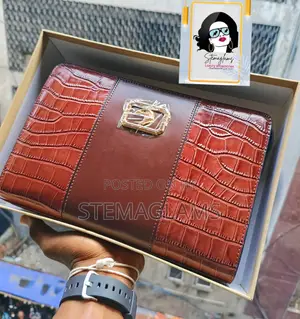 STEFANO RICCI Made in Italy Original Leather Men’S Purse