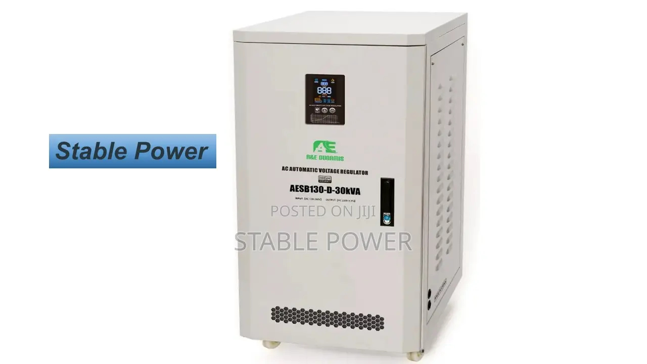 30KVA Single-Phase Servo Voltage Stabilizer (130v-250v)