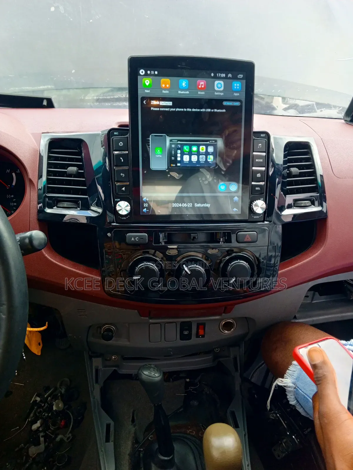 2010 Hilux Upgrade Android Screen