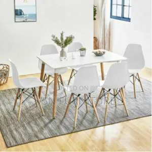 Dinning Desk With Six Chairs