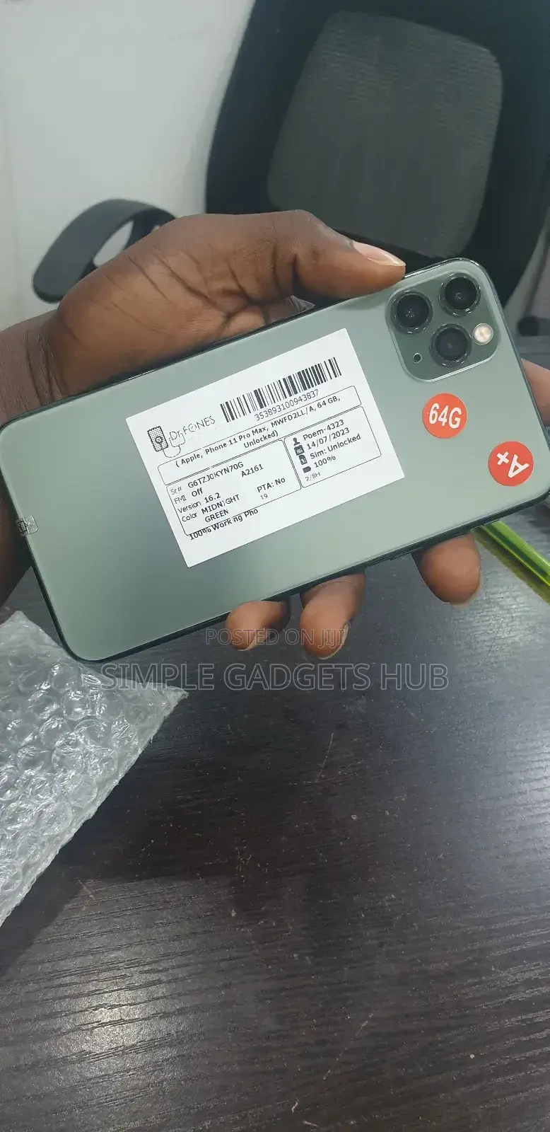 New Apple iPhone 11 Pro 64 GB Gray