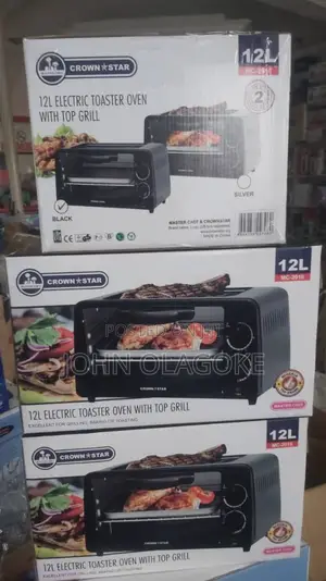 Crownstar 12L Electric Oven With Top Grill
