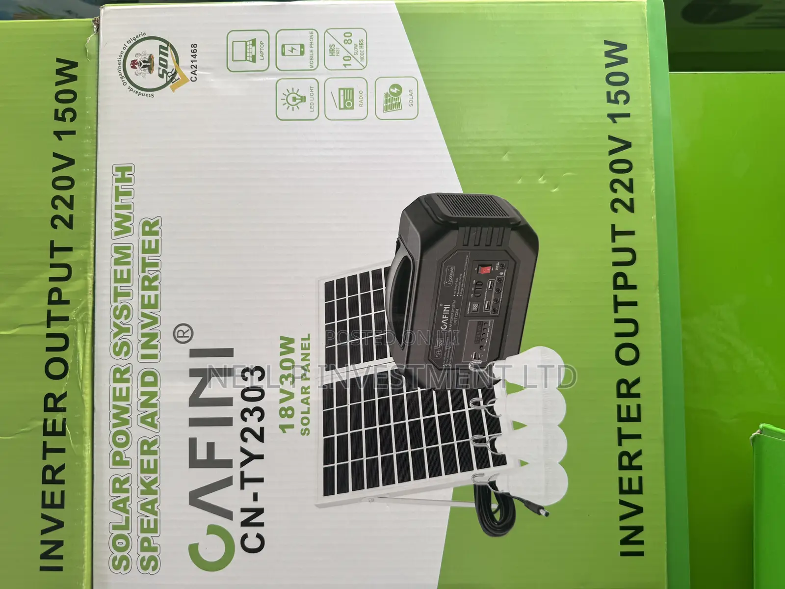 Solar Generator 150w