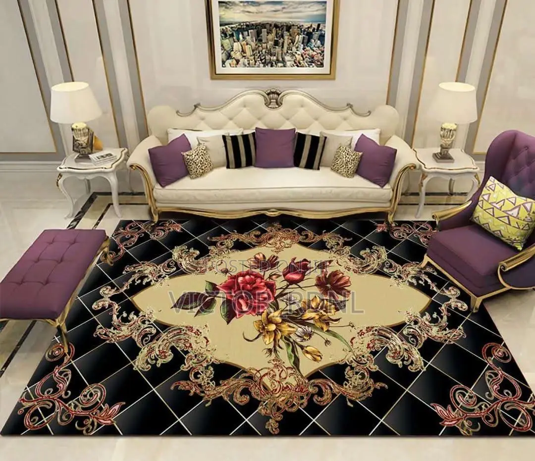 Rubber Center Rug