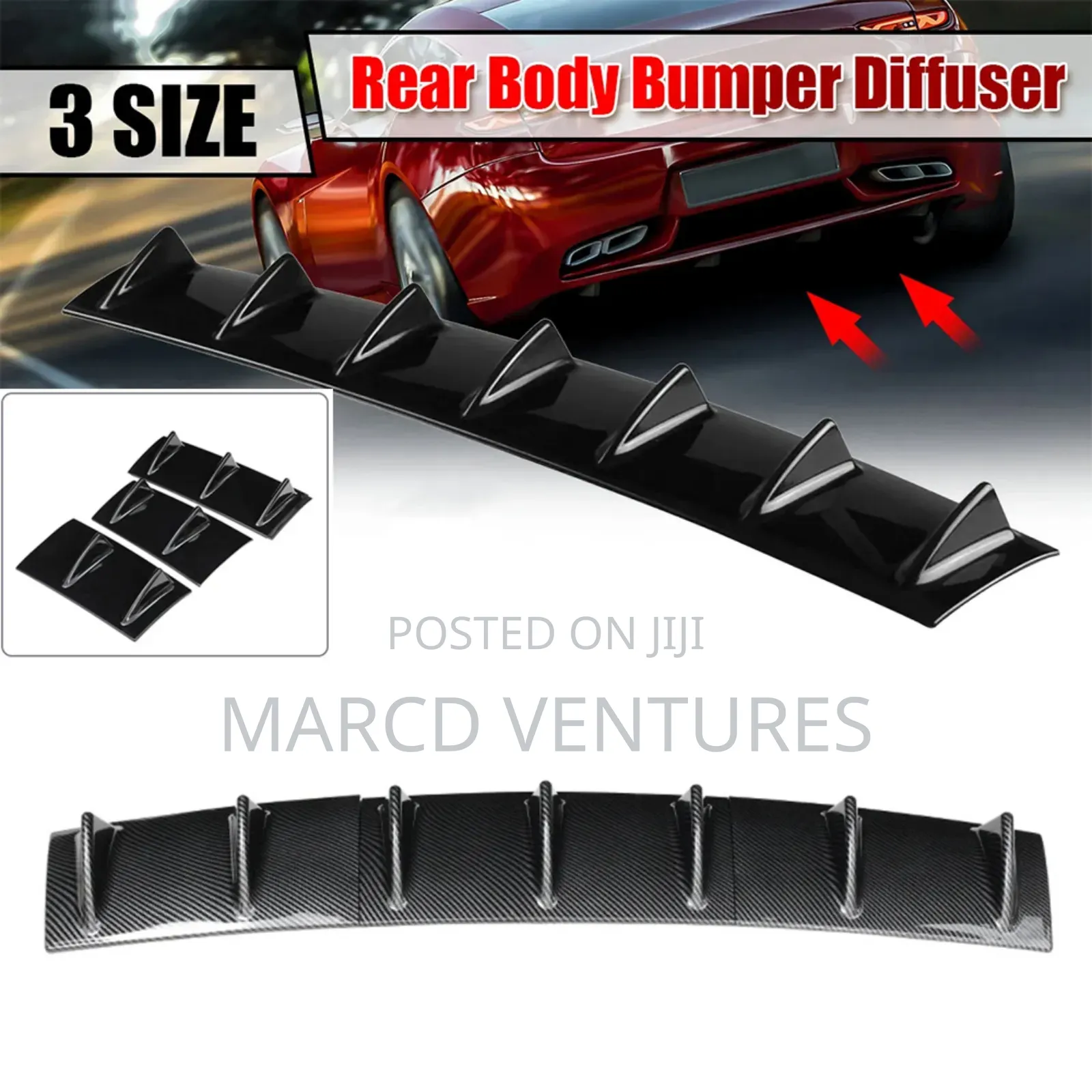 Universal Rear Bumper Hood Diffuser Modifications