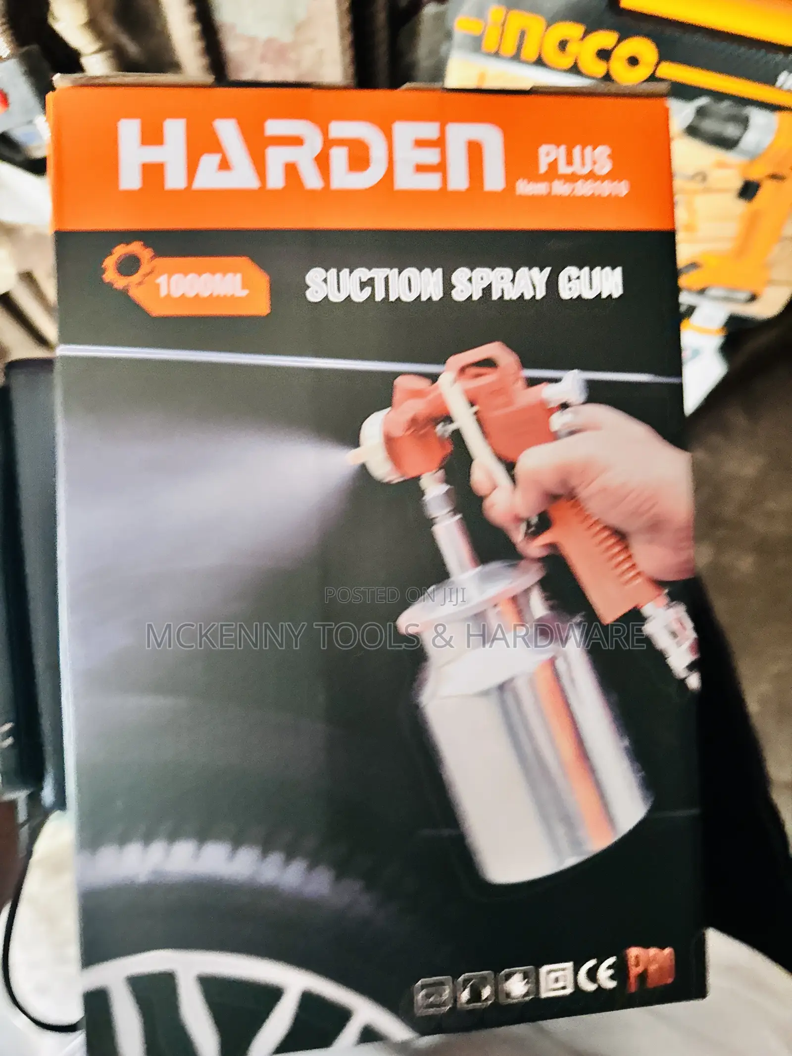 Harden PLUS 1000ml Suction Spray Gun