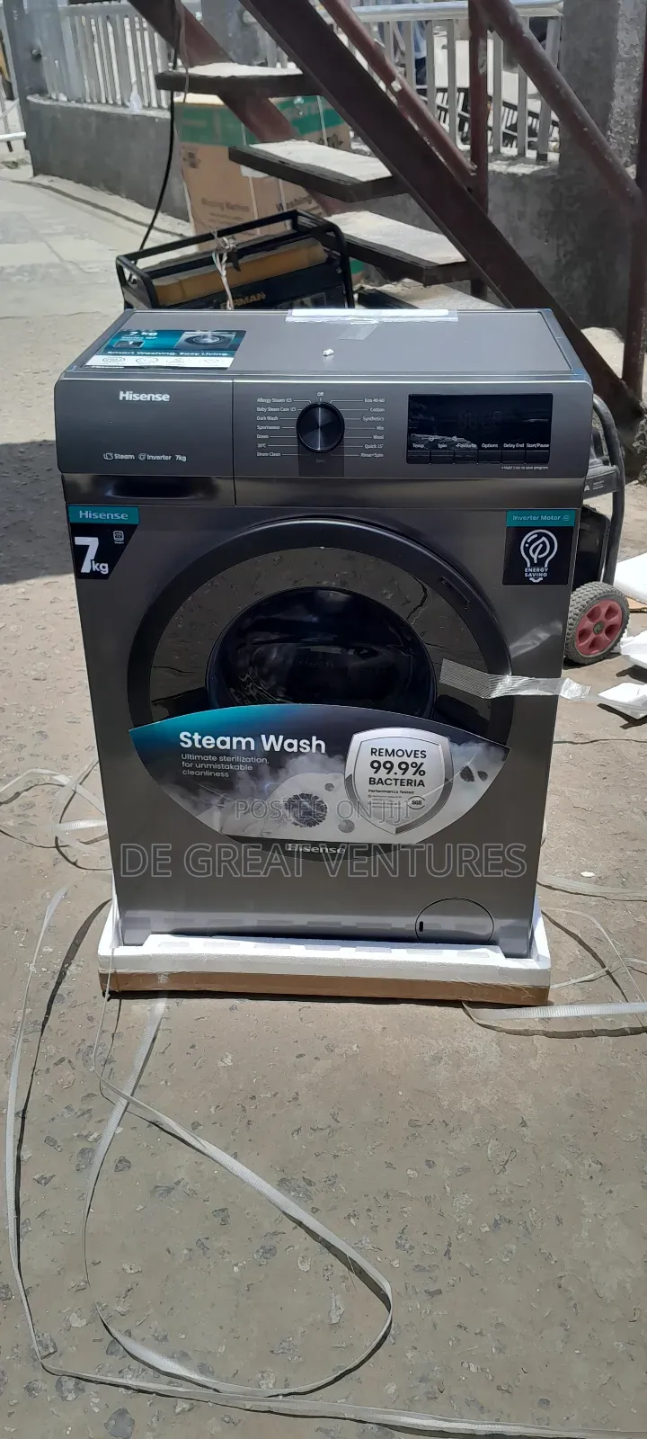 Brand New Hisense 7kg Front Loader Automatic Washing Machine