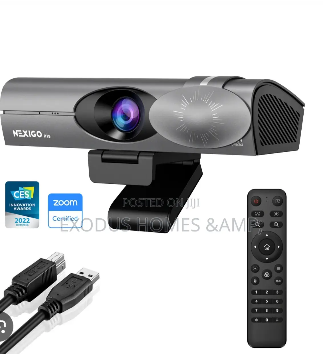 Nexigo Iris, AI Webcam With 1/1.8" Sony_sensor, Onboard