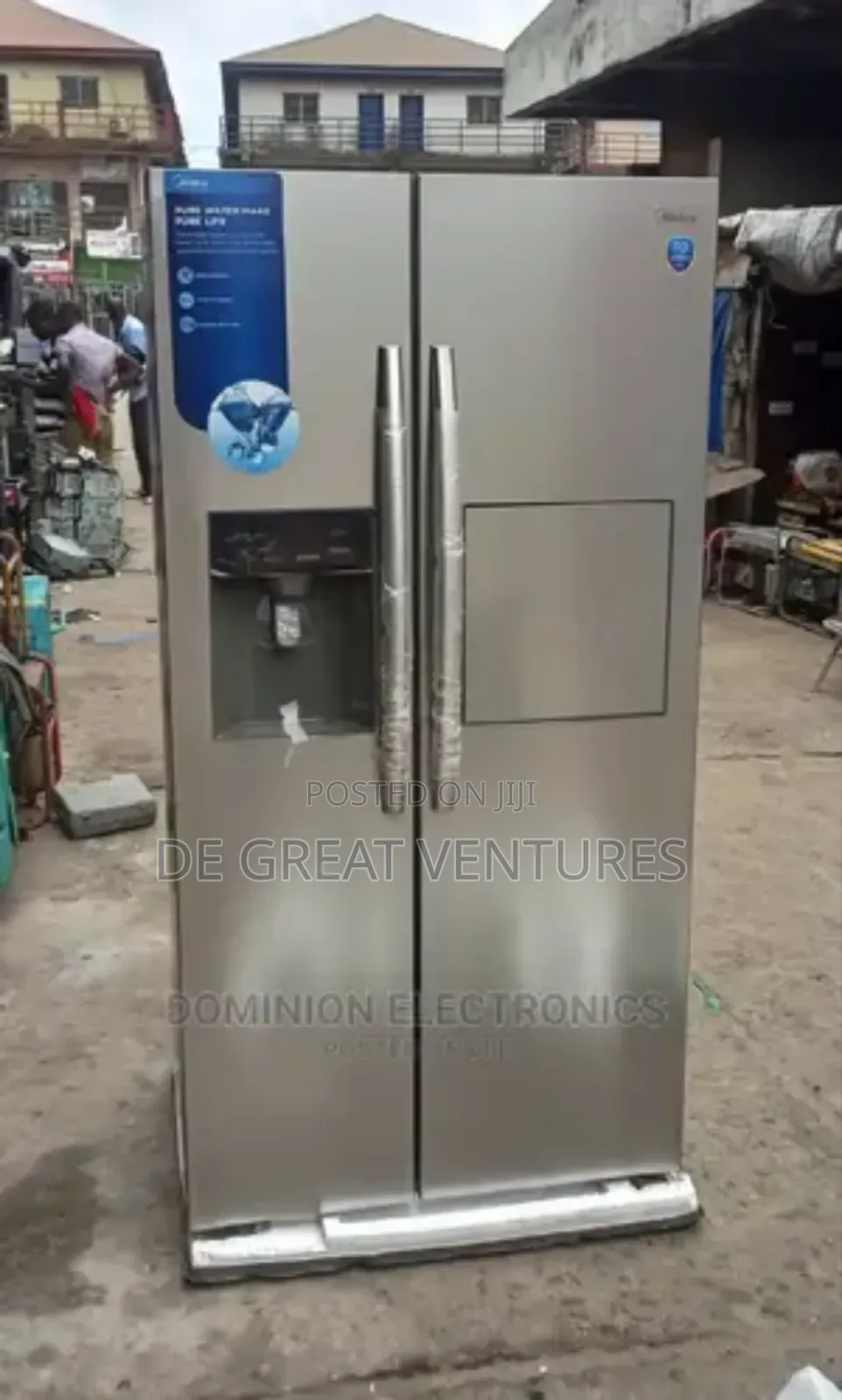 Brand New Middea Side-Side 567liter Double Door Refrigerator