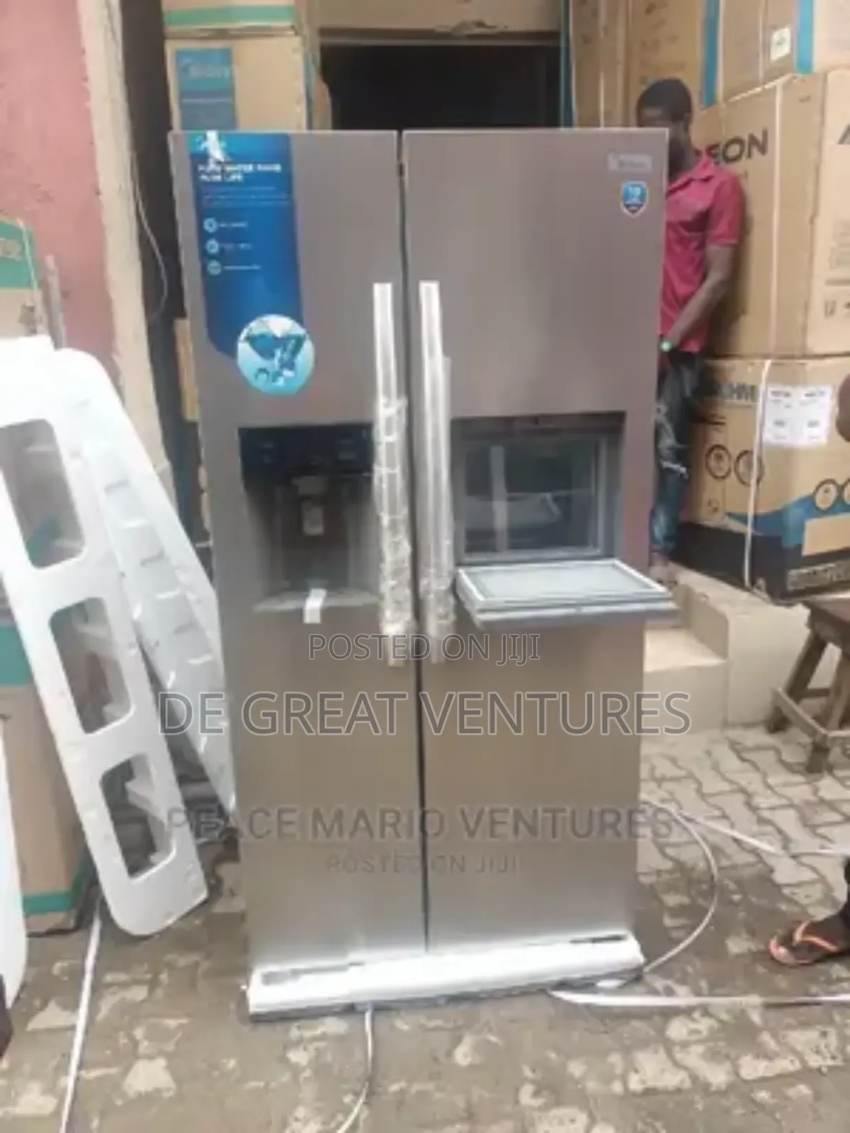 Brand New Middea Side-Side 567liter Double Door Refrigerator