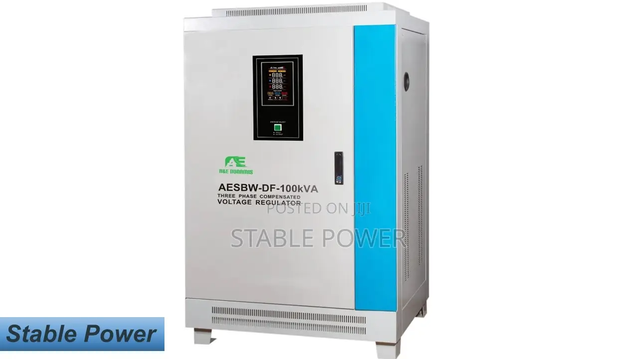 100KVA 3-Phase Servo Voltage Stabilizer 304v-470 (AESBW-DF)