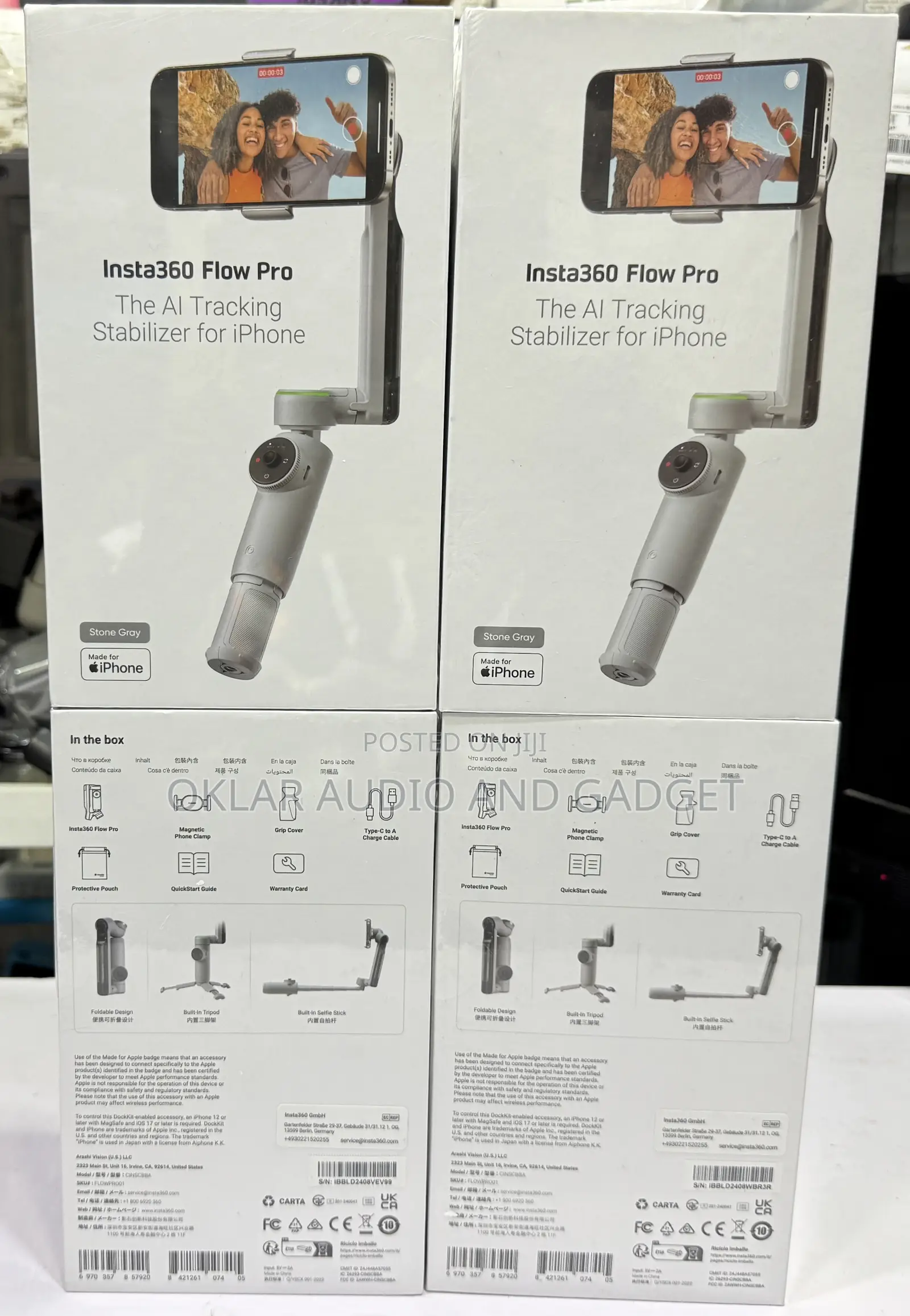 Insta360 Flow Pro Ai Tracking Stabilizer For Smartphones