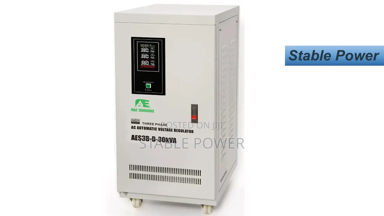30KVA 3-Phase Servo Voltage Stabilizer (240v-456)