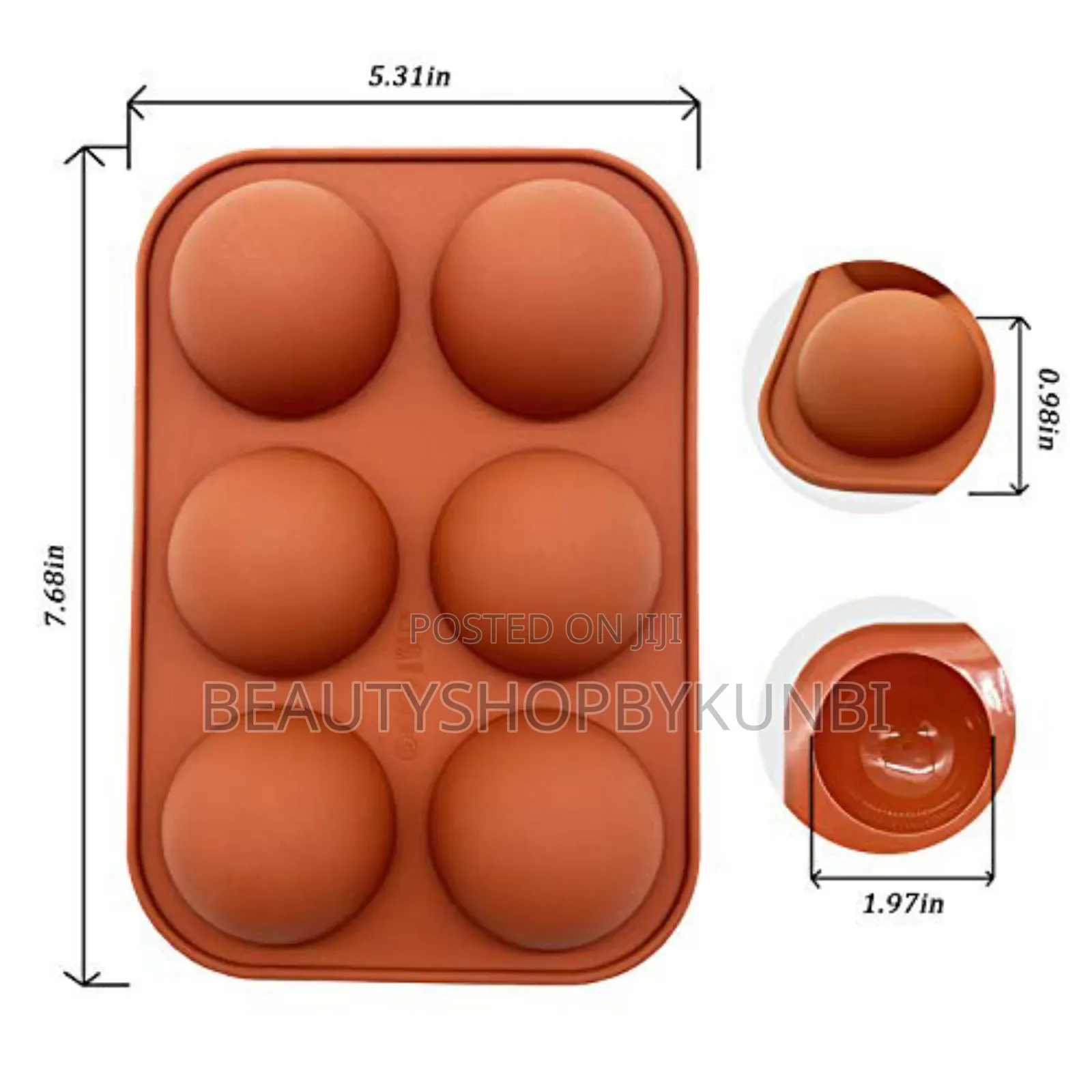 Semi Sphere Mold / Cake Silicone Mold