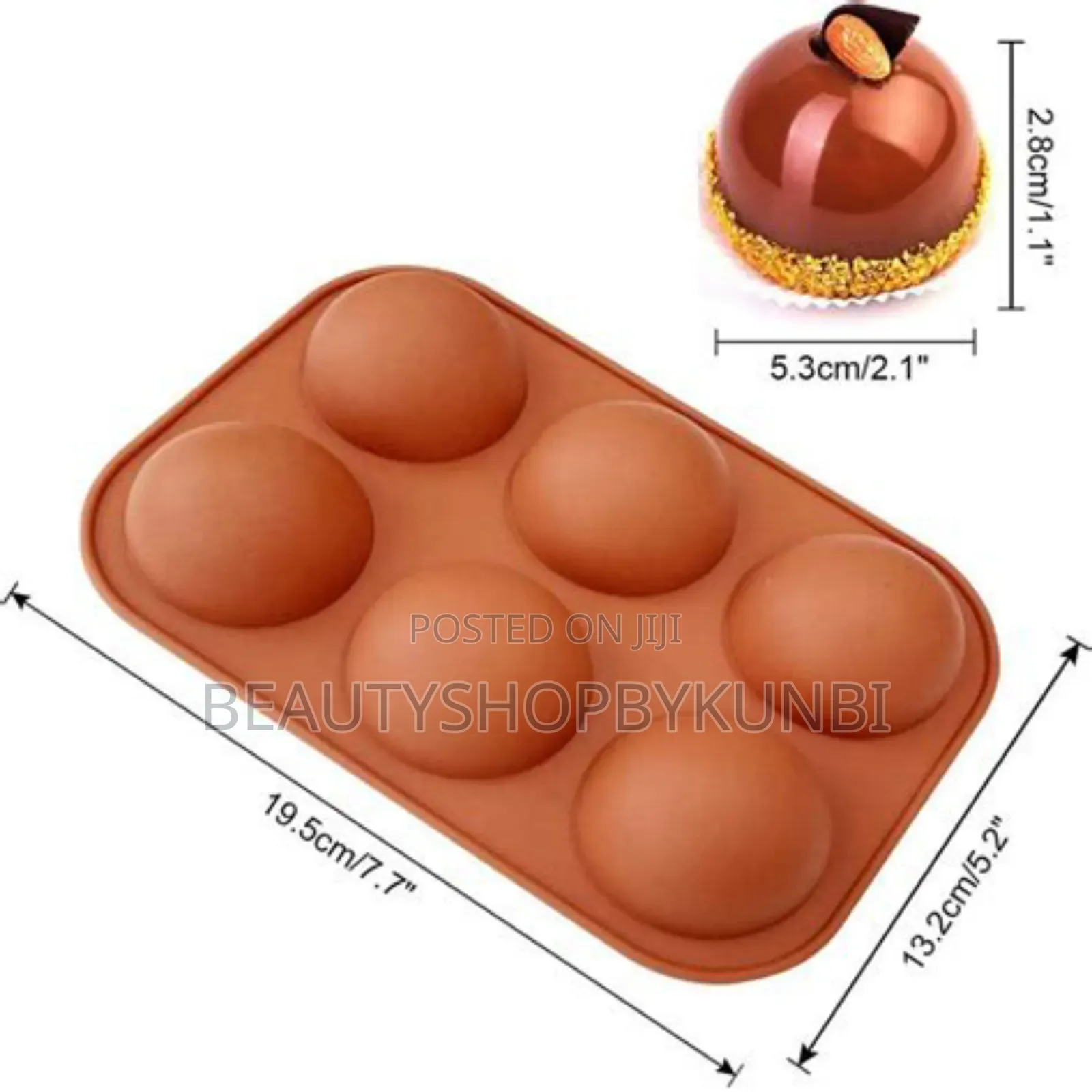 Semi Sphere Mold / Cake Silicone Mold